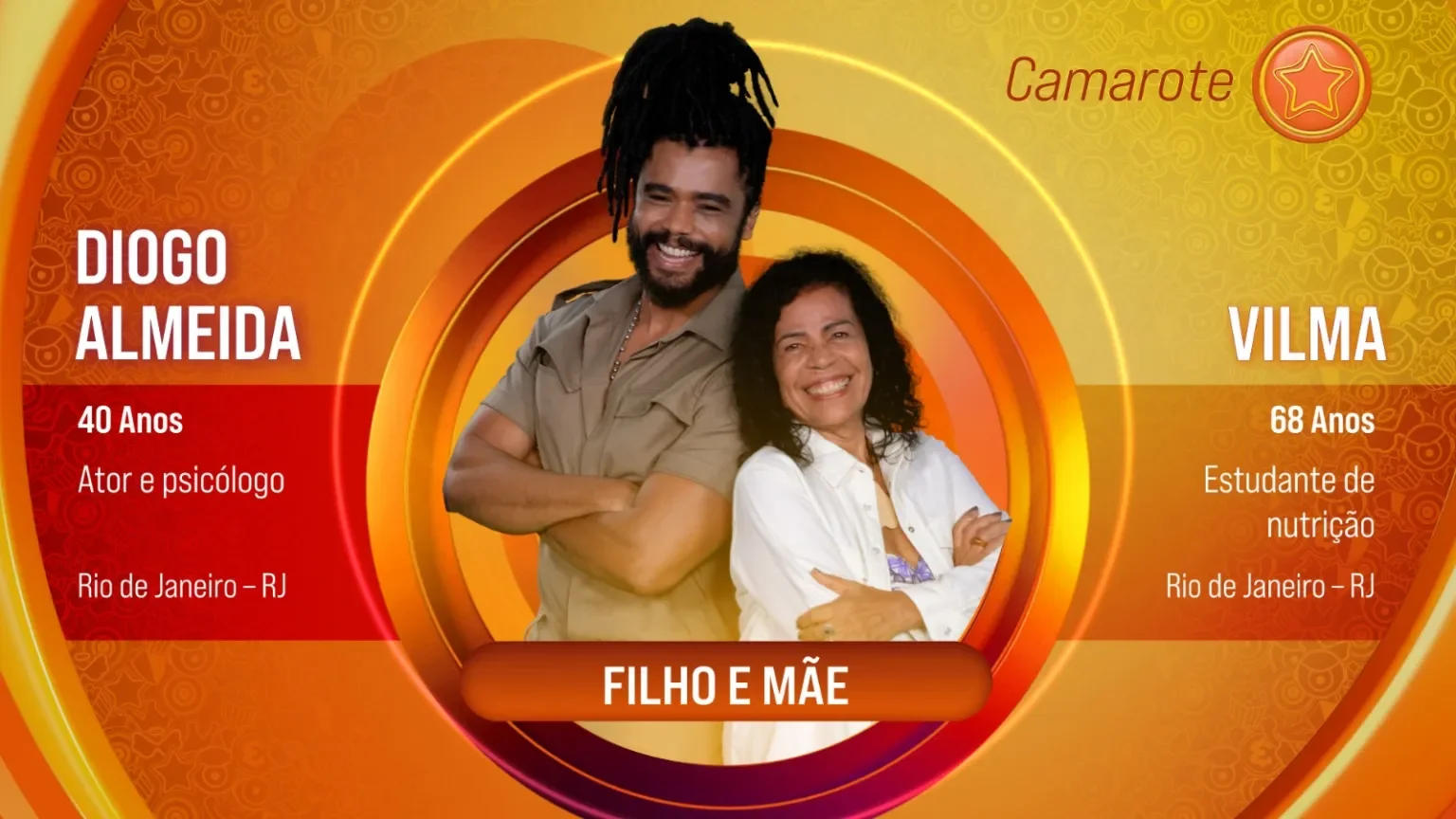 Diogo Almeida e Vilma (mãe e filho)
