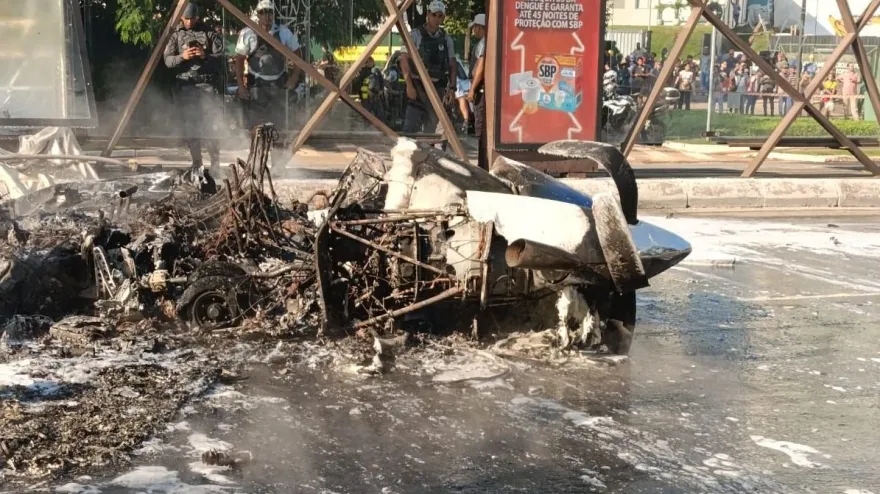 Queda de avião de pequeno porte em São Paulo deixa dois mortos