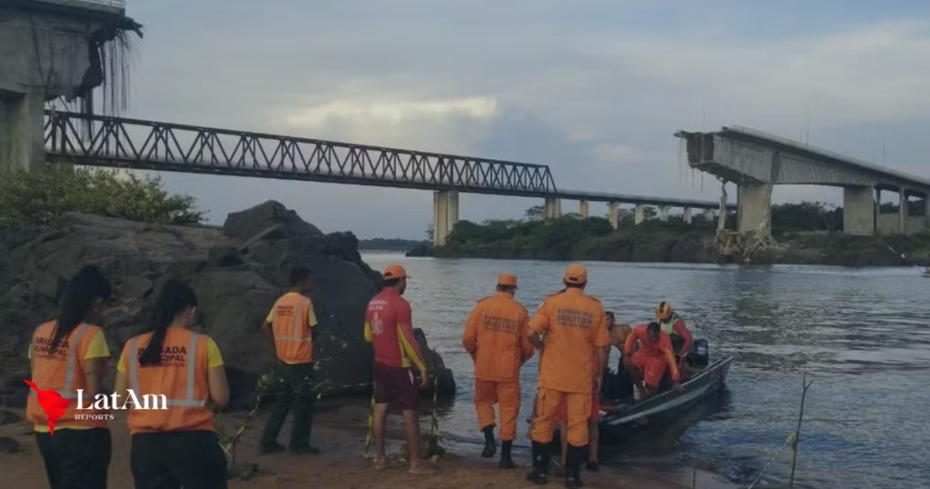 Ponte entre Maranhão e Tocantins desaba, deixando 15 desaparecidos e uma morte confirmada