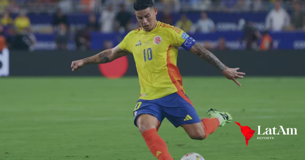 James Rodríguez é eleito o melhor jogador da Copa América