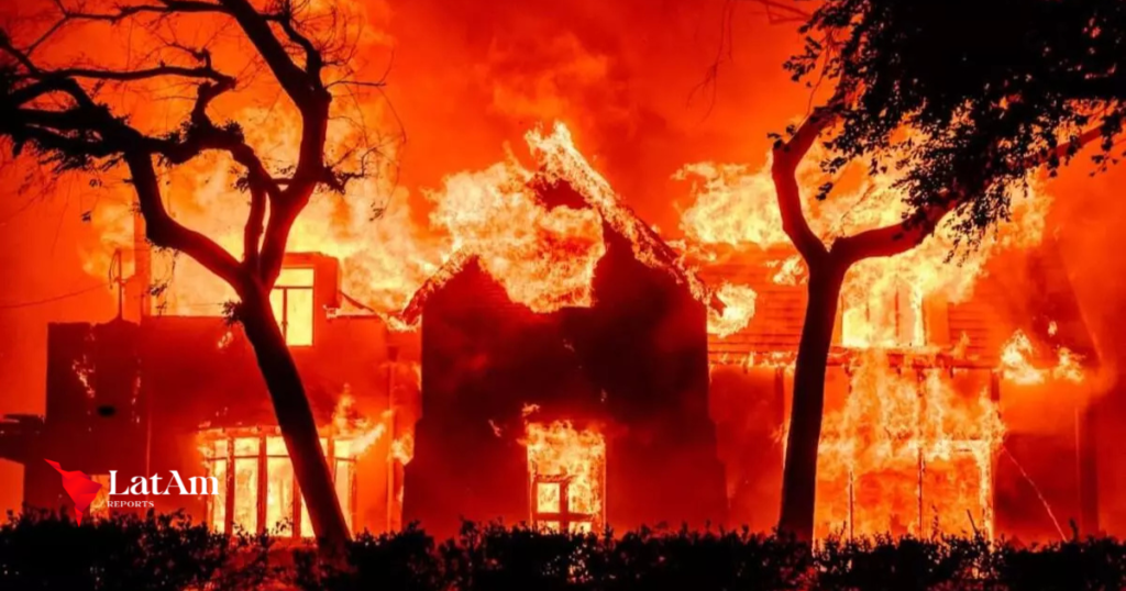 Brasileiros enfrentam maior incêndio da história de Los Angeles