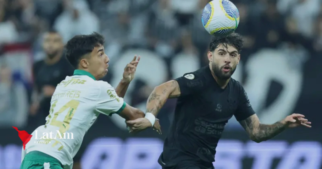 Cabeça de porco arremessada em campo durante clássico brasileiro entre Corinthians e Palmeiras