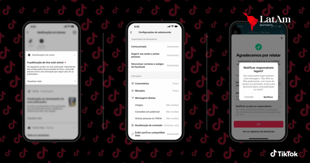 TikTok vai alertar pais quando filhos adolescentes publicarem conteúdo