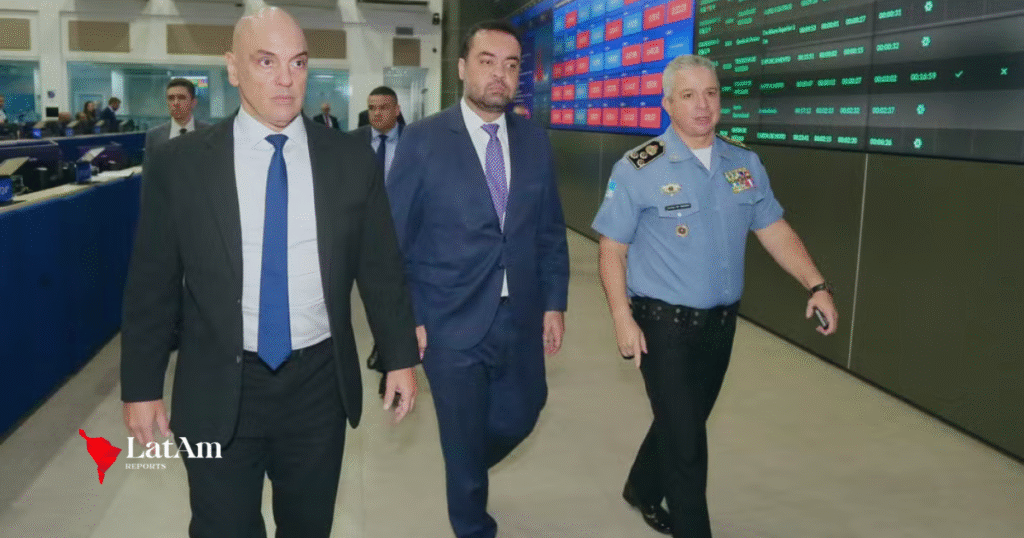 Alexandre de Moraes se reúne com Cláudio Castro e autoridades do Rio após operação com 121 mortos
