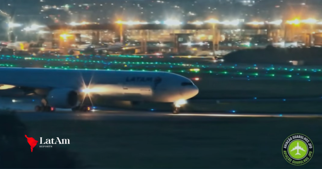 Avião da Latam aborta decolagem em Guarulhos após superaquecimento em motor, aponta Cenipa
