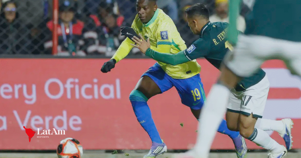 Brasil perde para Bolívia e fecha eliminatórias em quinto lugar