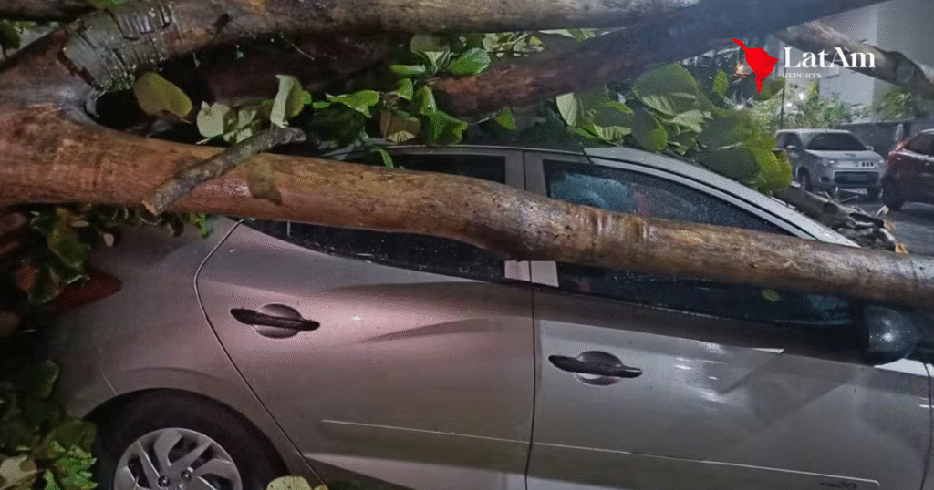 Ciclone extratropical causa ventania, chuva forte e risco de granizo em várias regiões do Brasil