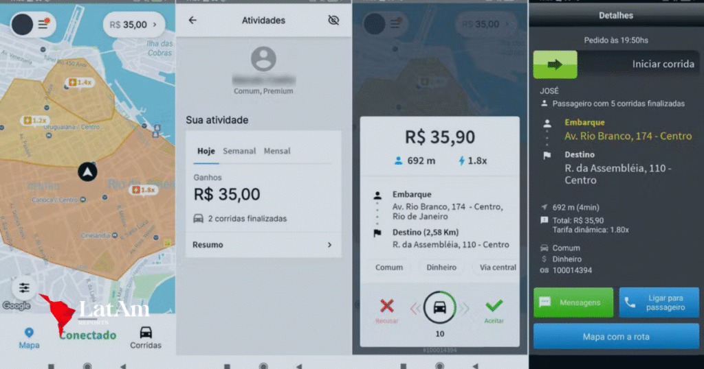 Polícia mira app de corridas ligado ao Comando Vermelho no Rio