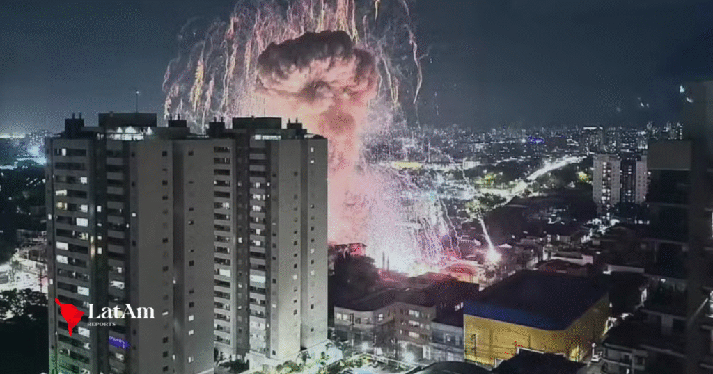 Morador fotografa “nuvem cogumelo” em explosão no Tatuapé e descreve pânico: “Achei que fosse um atentado”