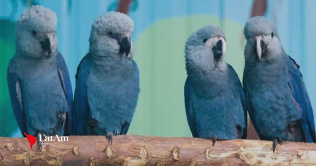 Últimas ararinhas-azuis que estavam na natureza estão com vírus letal sem cura; animal é considerado em extinção