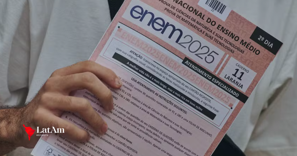 Documentos indicam regras diferentes na correção da redação do Enem 2025