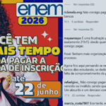 Enem 2026: candidatos relatam falha no pagamento da taxa mesmo dentro do prazo