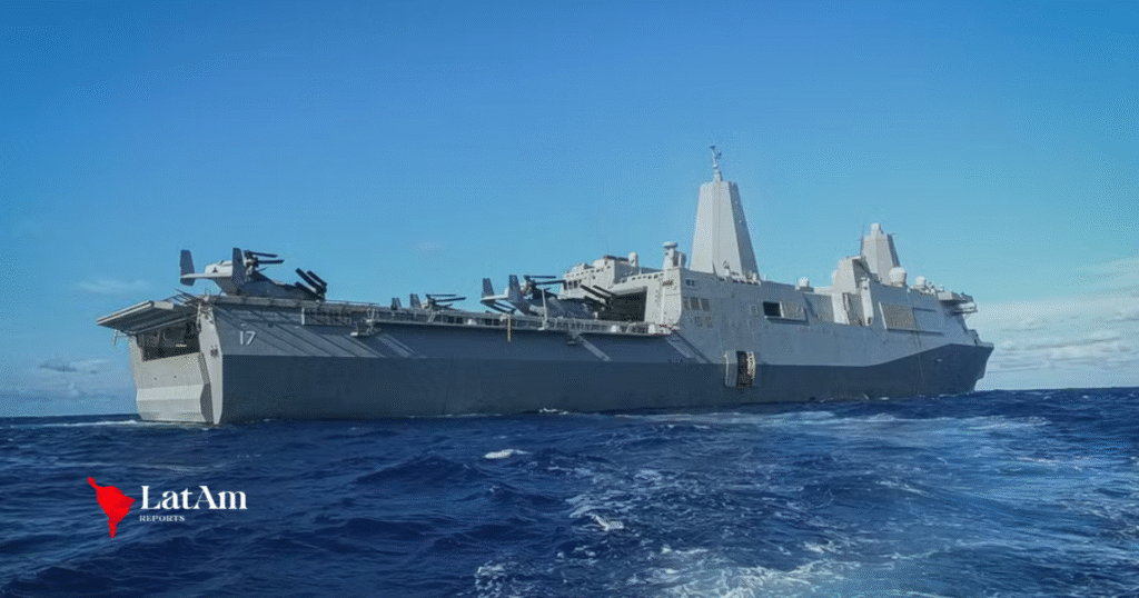 EUA enviam cruzador e submarino nuclear ao Caribe e apertam Maduro