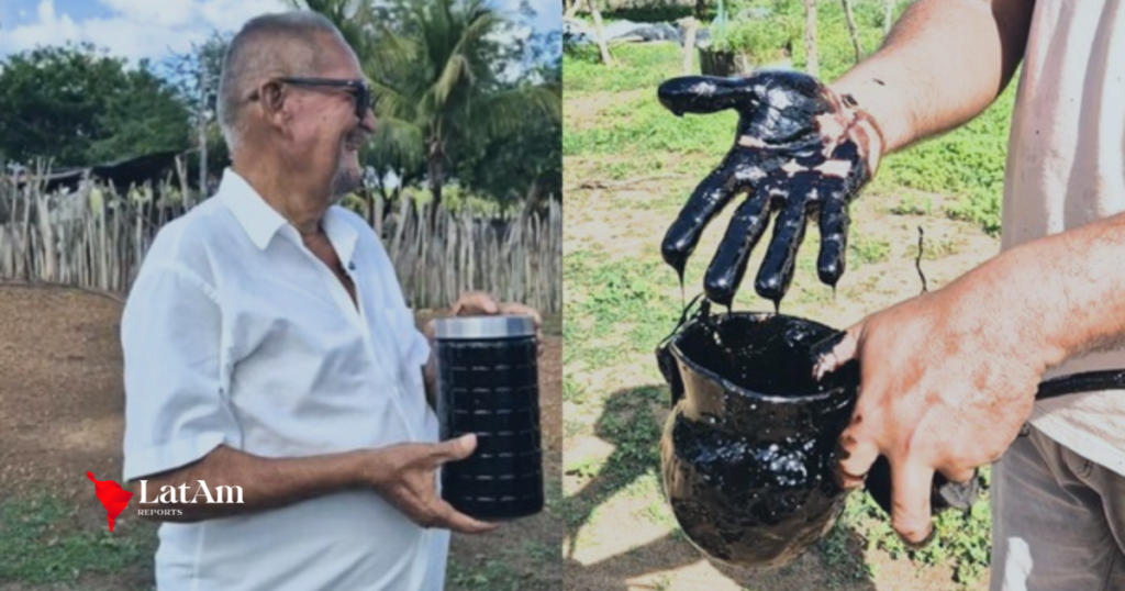 ANP confirma que líquido achado em sítio no Ceará é petróleo cru; agricultor buscava água