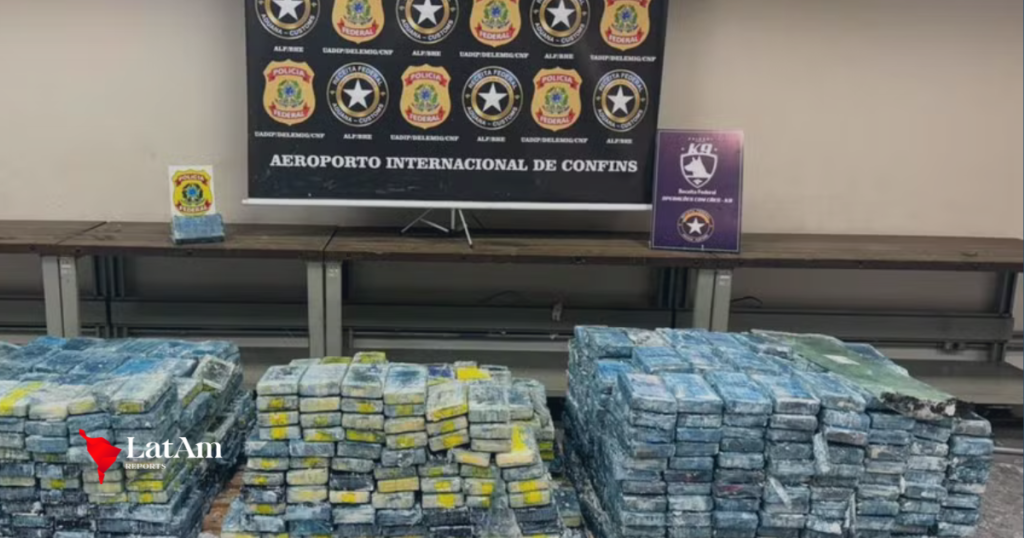 PF e Receita apreendem mais de 1 tonelada de cocaína no Aeroporto de Confins em operação de inteligência
