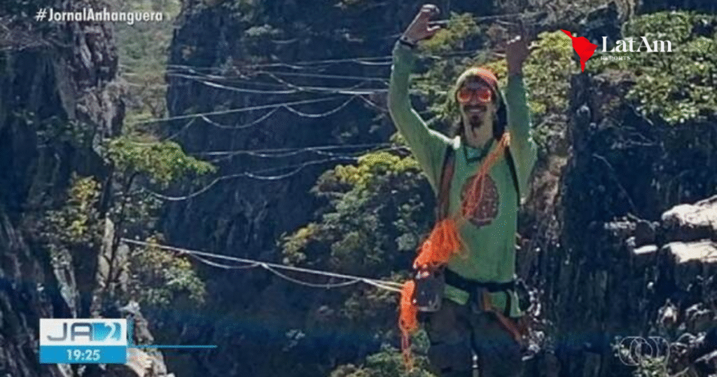 Praticante de highline morre na Chapada dos Veadeiros