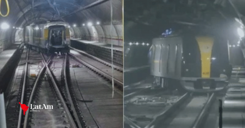 Trem descarrila na Linha 4-Amarela e interrompe circulação em São Paulo