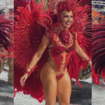 Tapa-sexo descola e fantasia pesa: Virginia enfrenta imprevistos na estreia como rainha da Grande Rio