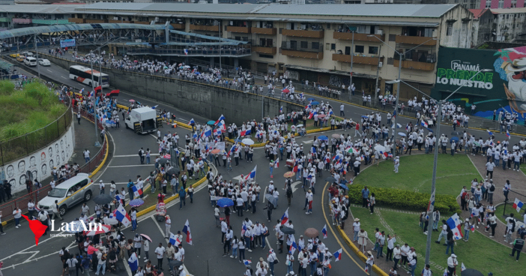 Multitudinaria protesta en Panamá por acuerdo militar con EE.UU.: crecen los temores por la soberanía