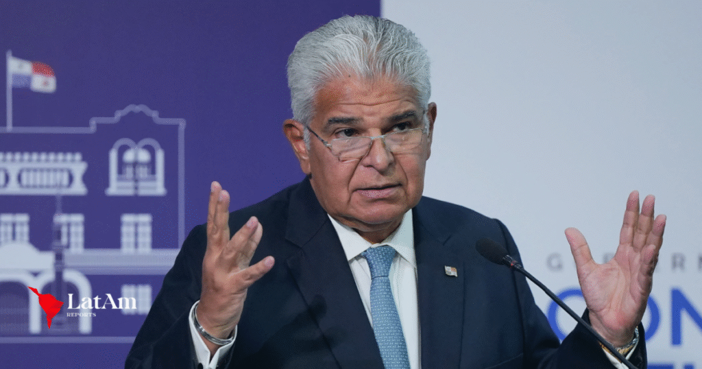 Presidente de Panamá se niega a renegociar acuerdo con EE.UU. pese a protestas por soberanía