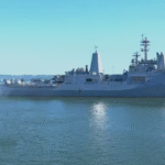 EE.UU. divulga primeras imágenes de buques rumbo a la costa de Venezuela