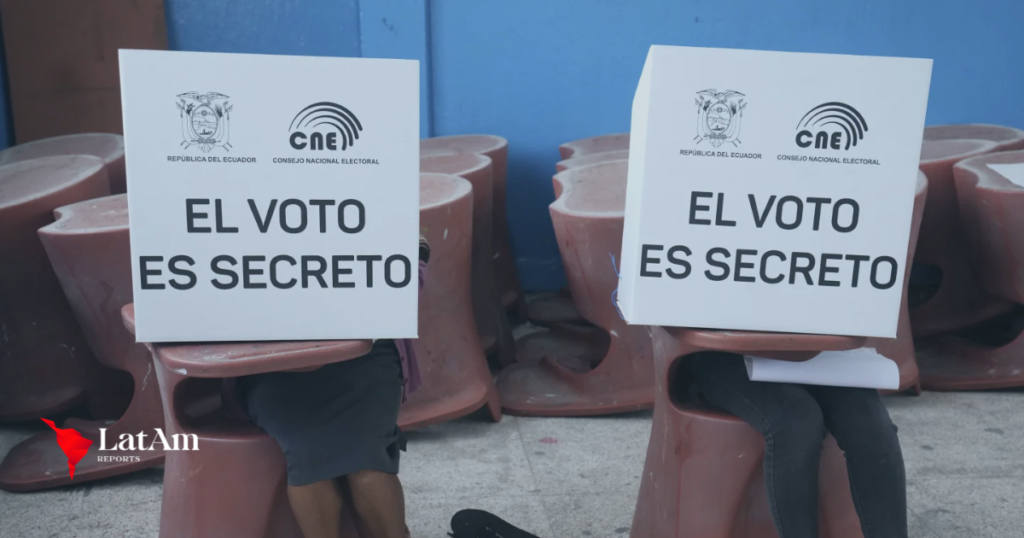 Noboa y González se enfrentarán en la segunda vuelta presidencial en Ecuador